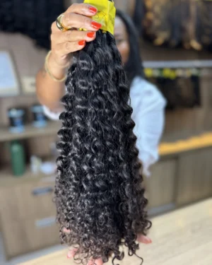 Cabelo Humano Cacheado Brasileiro 57/59cm