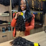 Cabelo Humano Brasileiro Cachos Caipira 50 cm